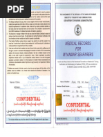 Home Affairs Medical Certificate BI-811 | PDF | Human Diseases And ...