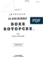 Risto Kovacic - Prilozi Za Povjesnicu Boke Kotorske