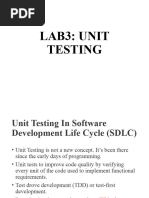 SWT Lab 3 Unit Testing