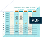 RI - Grade 9 Constance Time Table New