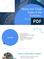 MBA 5020 Presentation - Media and Think Tanks in The Economy