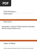 PHS 001 Hydrostastics