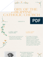 Cream Organic Floral Christianity Faith Sermon Church Presentation