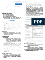 ES084 (2nd Sem, 1st QTR) - Introduction To C Programming-Control Flow