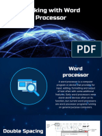 Working With Word Processor