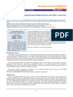 Relation Between Bleeding Hemorrhoidal Disease and Other Anorectal Disorders