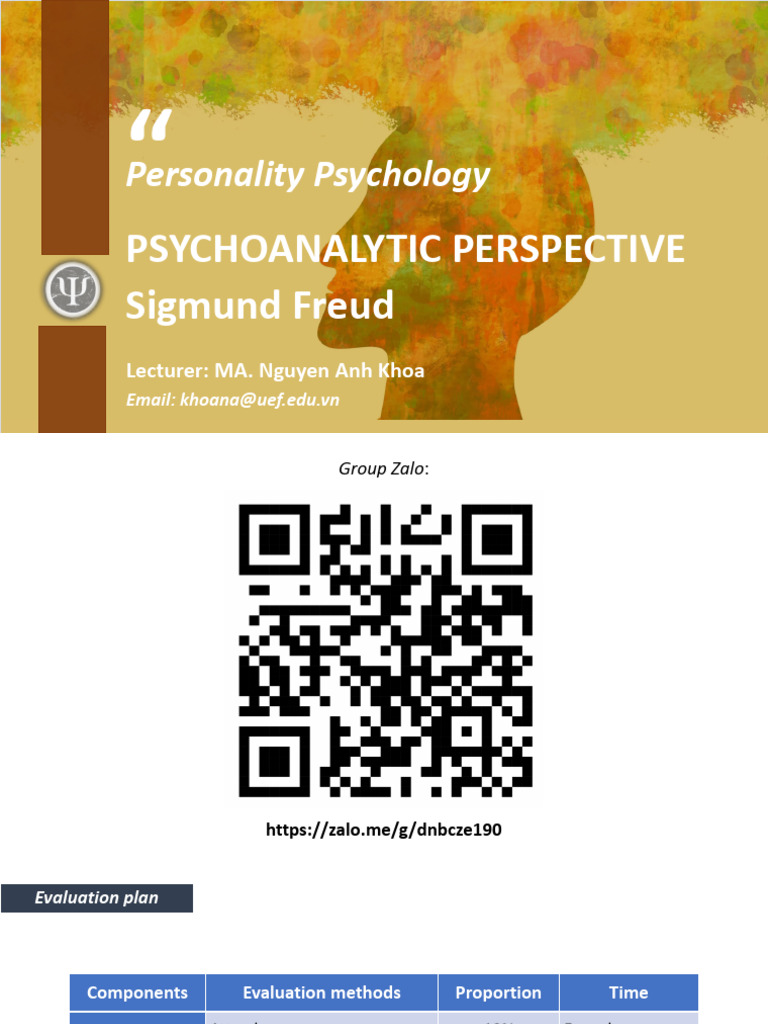 Freud's Psychoanalytic Personality Theory | PDF | Id | Oedipus Complex