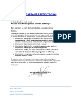 Carta de Presentación La Victoria - William Supo