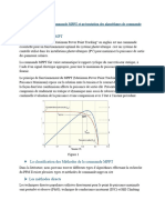 Chapitre 2 La Commande MPPT Et Présentation Des Algorithmes
