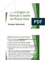 1º AULA - TURMAS TERÇA - SAUDE DO IDOSO