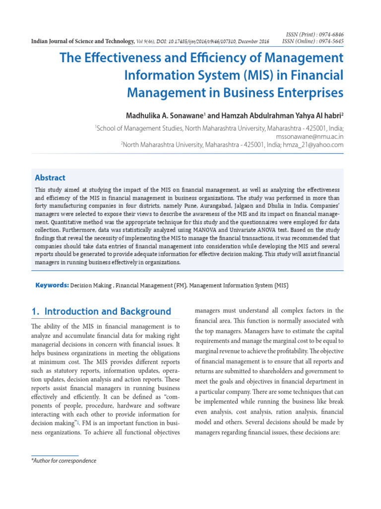 Article 188 | PDF | Management Information System | Information