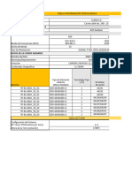 Tabla 6. Información Técnica Besica EB - Mediciones de Campo