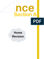 Dance Section A - Home Revision