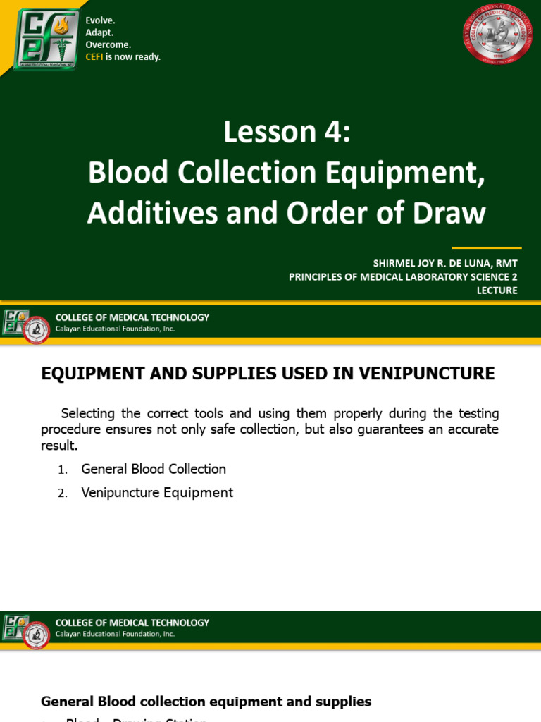 _23na1dq9z_PMLS 2 - Lesson 4_ Blood Collection Equipment, Additives and ...