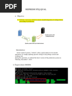 Refresh STQ Qual