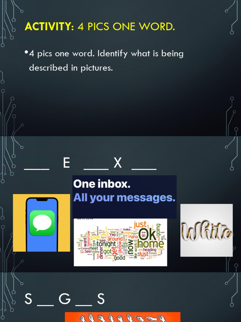 Lesson 1 Evaluating Messages and or Images of Different Types of Texts ...