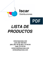 Lista de Productos 2023