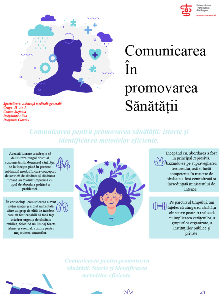 Comunicarea in Promovarea Sanatatii | PDF