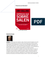 Resumen - Libro Empresas Que Sobresalen Jim Collins