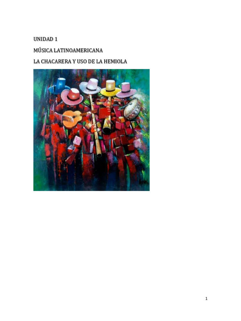 Hemiola y Chacarera en Música Latina | PDF | Musicología | Las artes ...