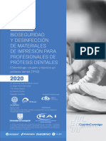 Manual Bioseguridad Desinfeccion para Profesionales Protesis Dentales