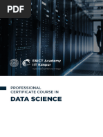 Professional Certificate Course in Data Science E & ICT Academy, IITKanpur