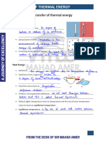 Transfer of Thermal Energy (Updated) - WB - On