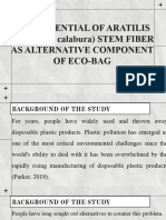 THE POTENTIAL OF ARATILIS Muntingia Calabura STEM FIBER AS ALTERNATIVE COMPONENT OF ECO BAG