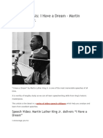 Speech Analysis - MLK Persuasive Devices