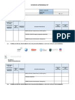 Sesión de Aprendizaje 2024