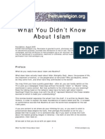 What You Didn't Know About Islam