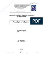 Physiologie de L'olfaction 2023-24 Pour E PDF