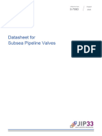 Data Sheet For Subsea Pipeline Valves S 708Dv2020 08