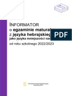 Informator EM2023 Jezyk Hebrajski Mniejszosci