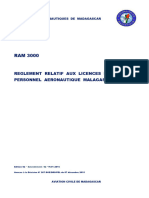 Ram 3000 Reglement Relatif Aux Licences Du Personnel Aeronautique Malagasy Reglements Aeronautiques de Madagascar Aviation Civile de Madagascar