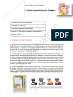 Clasificación Del Contrato Individual de Trabajo 3-03-2023