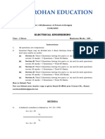 Test-1 (Mains) - Electrical Engg