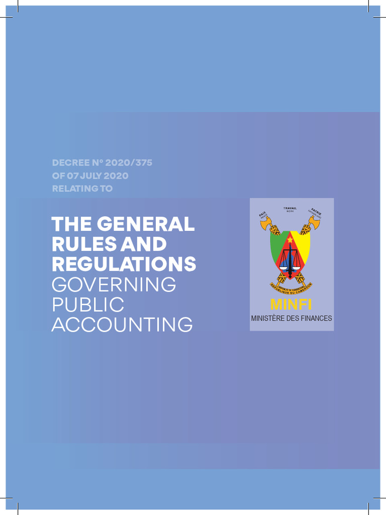 Cameroon Public Accounting Regulations | PDF | Finance & Money ...