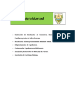 Manual de Procedimientos Secretaría Municipalidad de Ipala