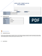 Modelo Planificación Anual 5to Sec