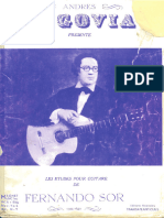 Fernando Sor - 20 Etudes Pour Guitar (A Segovia) 01