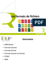 Formats de Fichiers