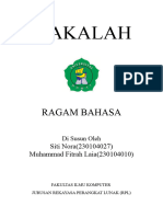 Ragam Bahasa J