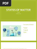 Science Notes-States of Matter - Grade 6 | PDF