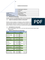 Informe Psicopedagógico Evalua 6 Nicolás González