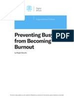 Preventing Business From Becoming Burnout HBR