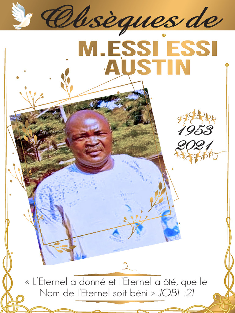 Obsèques de M. ESSI ESSI Austin | PDF