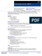 PM Methodology Course Description