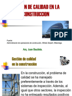 Gestión de Calidad en La Construccion