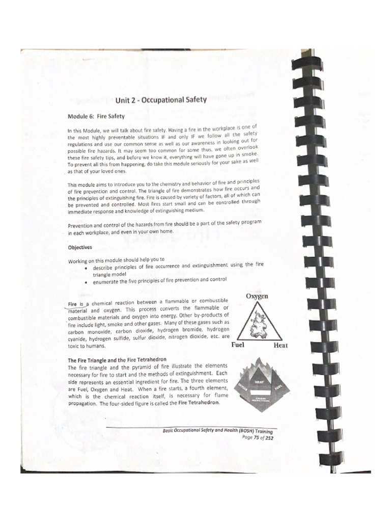 Module 6-FIRE SAFETY | PDF
